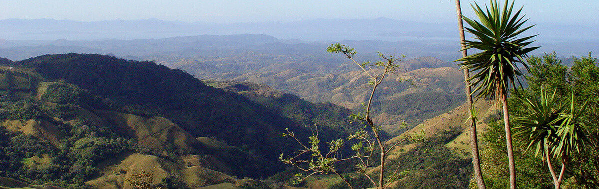 View from the mountains in Costa Rica